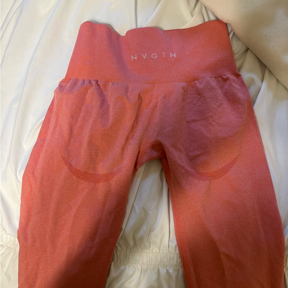 Coral color NVGTN leggings